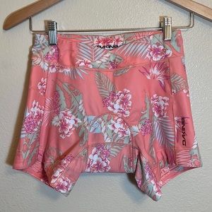 Dakine Pink Floral Cycle Shorts